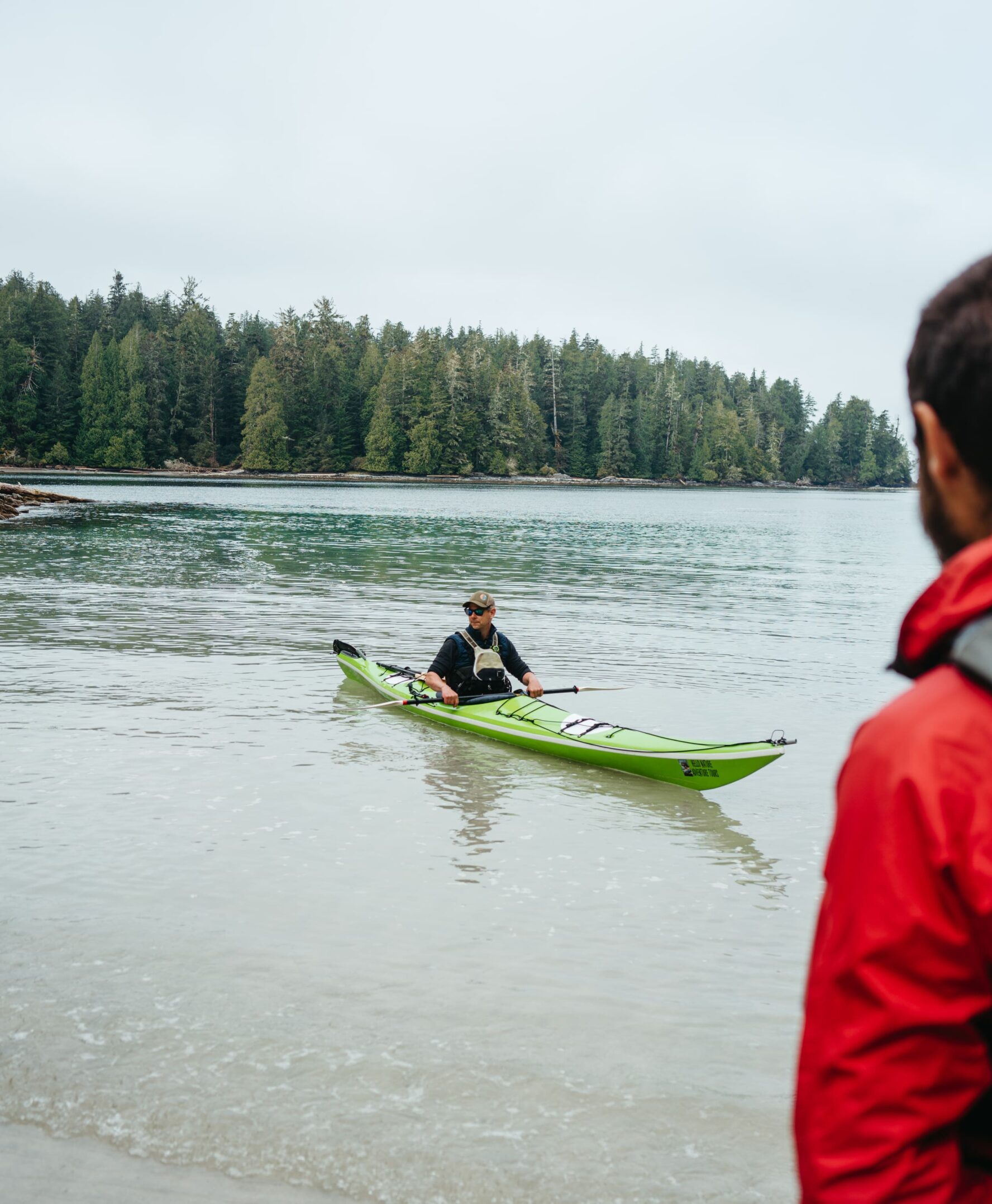 Kayaker on the water