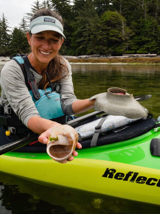Broken Group islands glamping kayaking