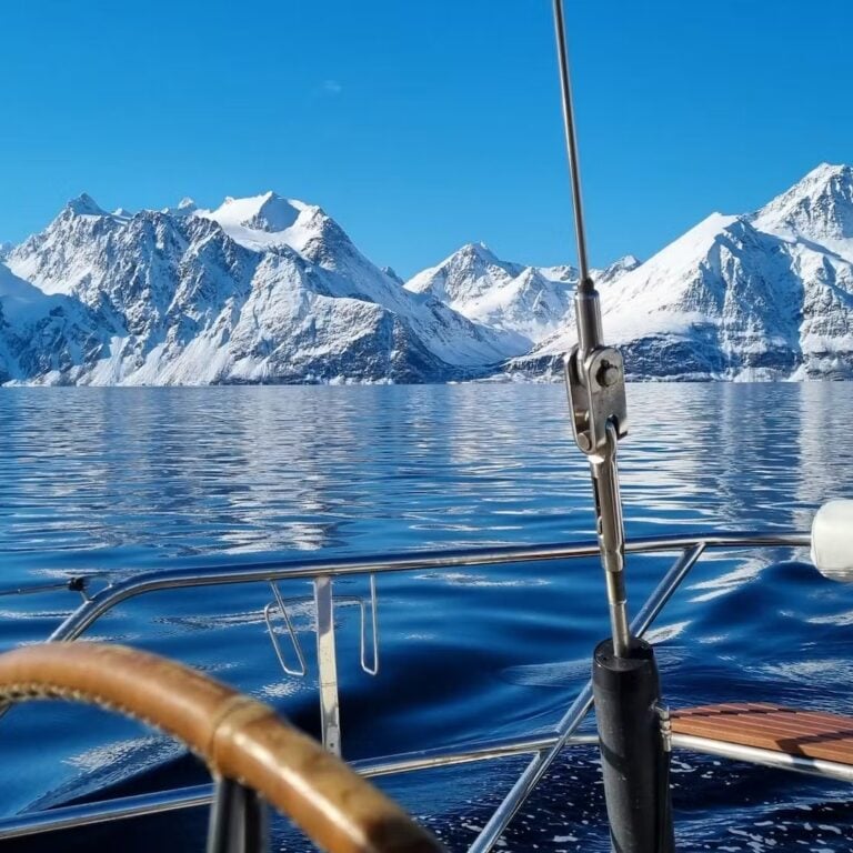 Nice views form the boat of Lofoten