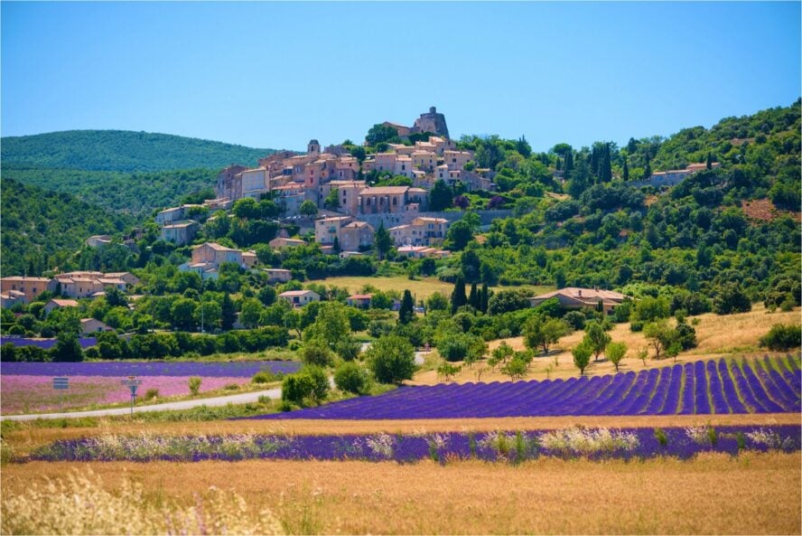 provence france biking sunny day