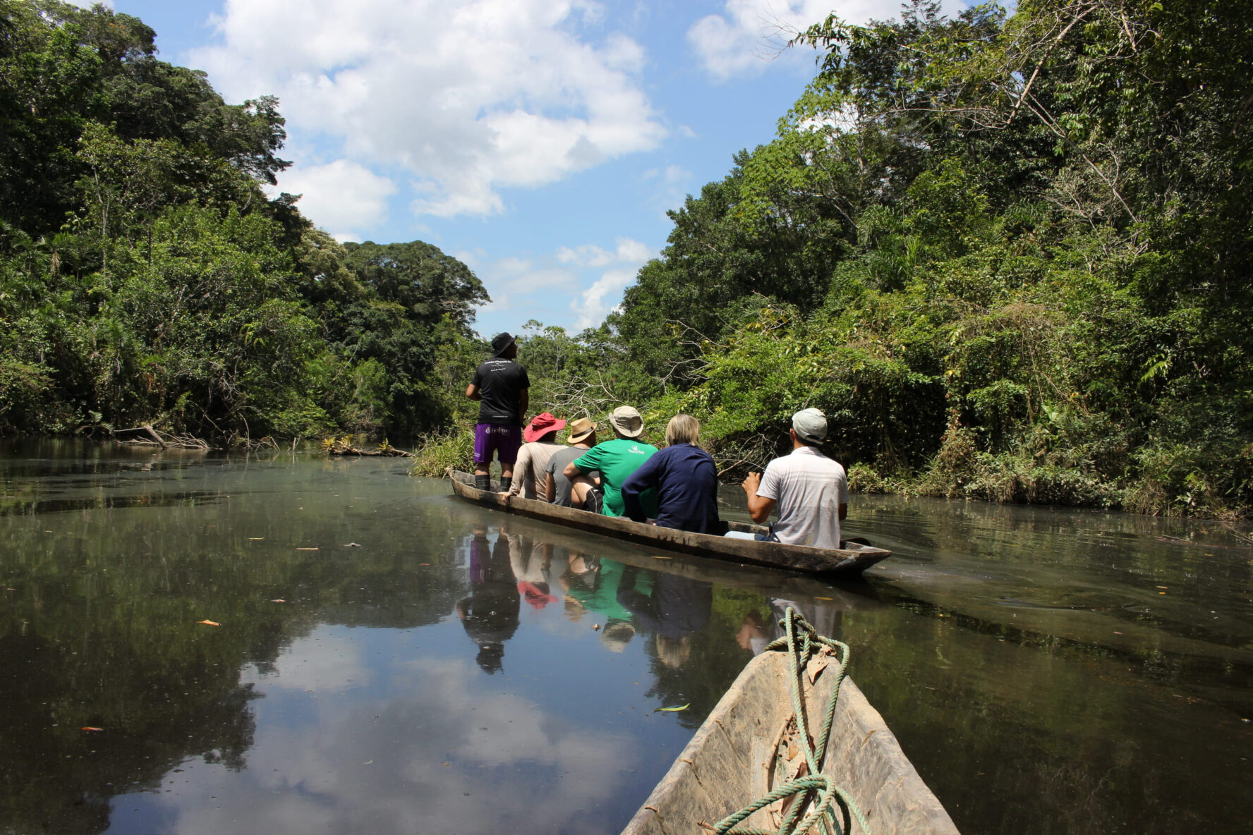Arajuno river canoe