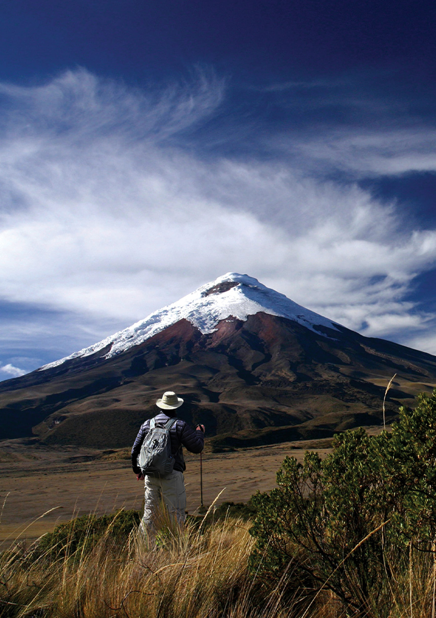 Cotopaxi one hiker