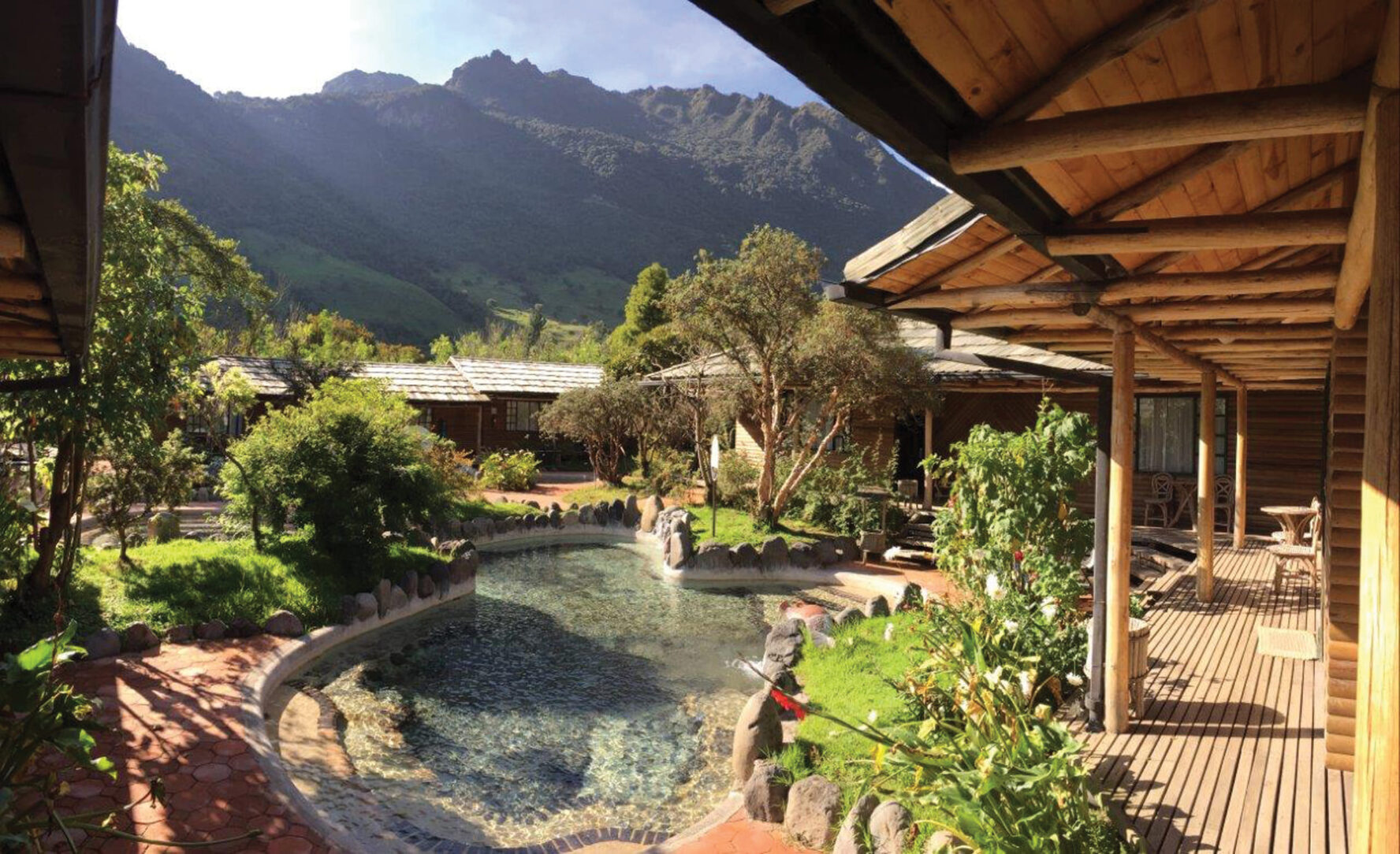 Hot springs Ecuador