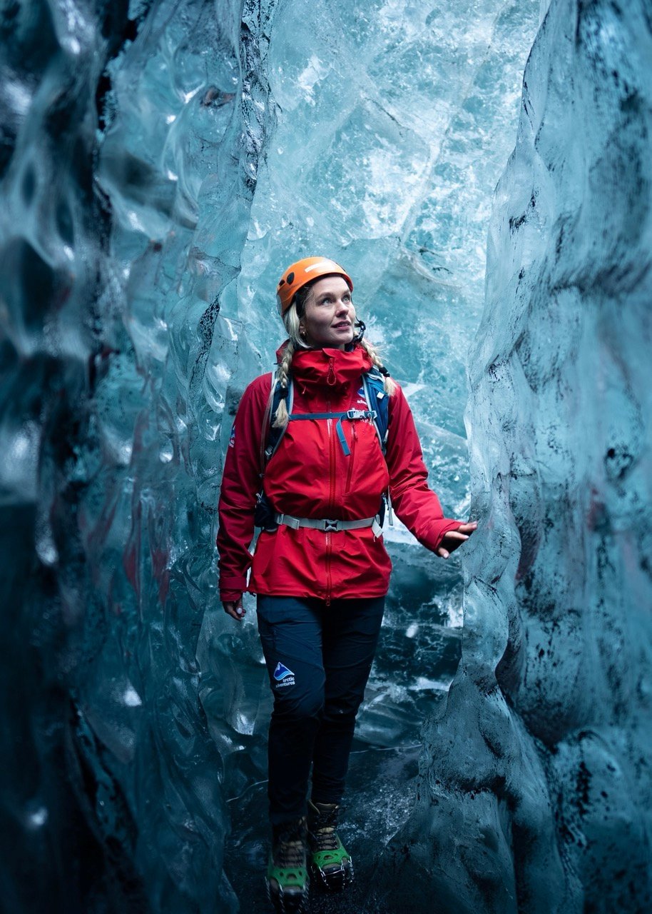 Ice cave visit in Iceland