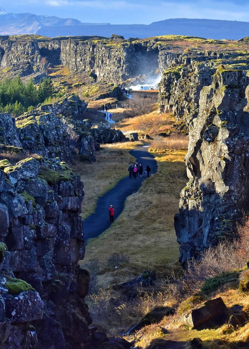 Thingvellir rift in Iceland