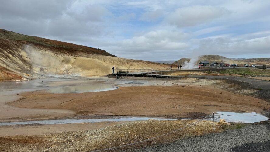Deildartunguhver Hot Spring in Iceland