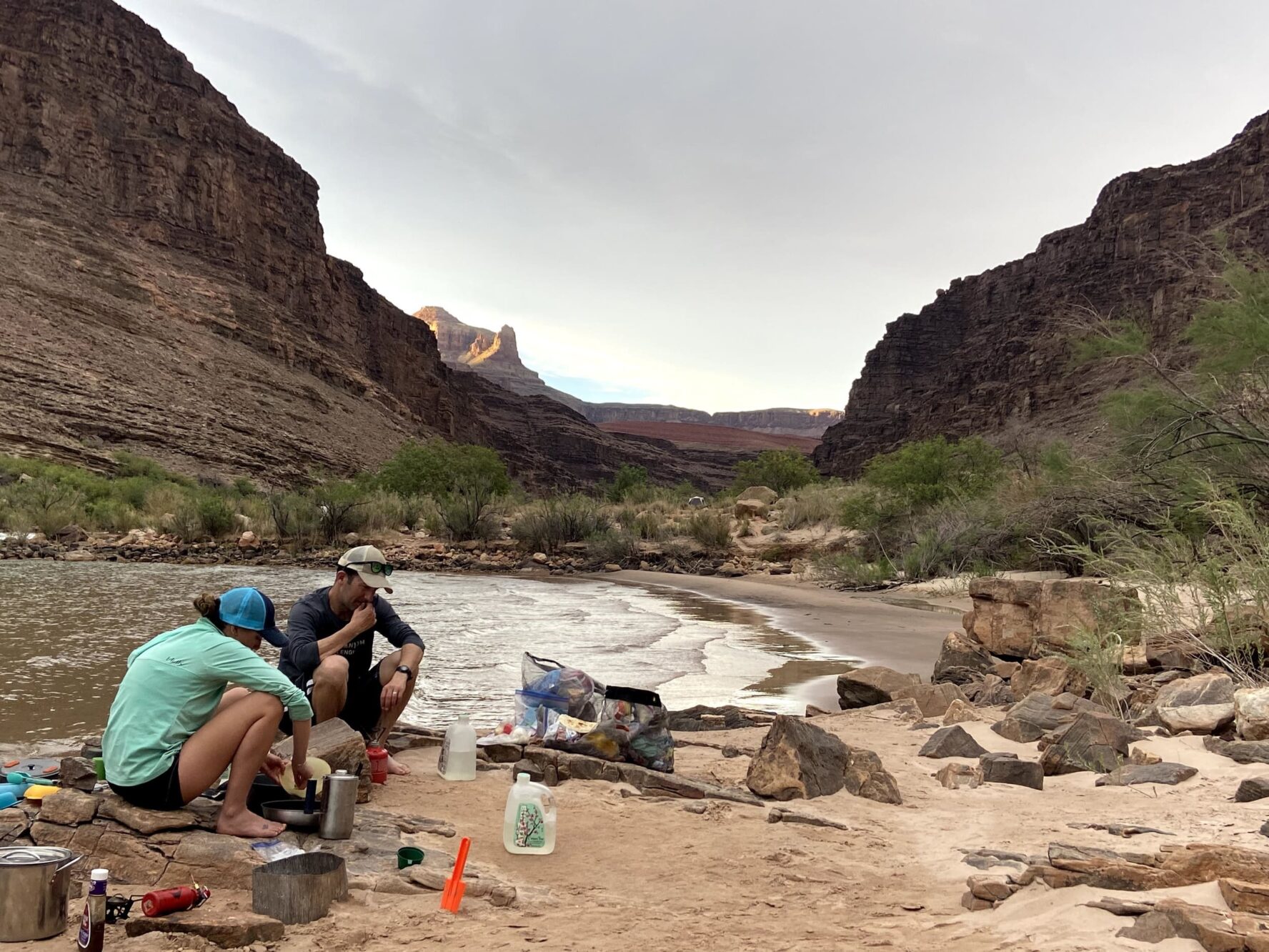 Colorado river in Grand Canyon