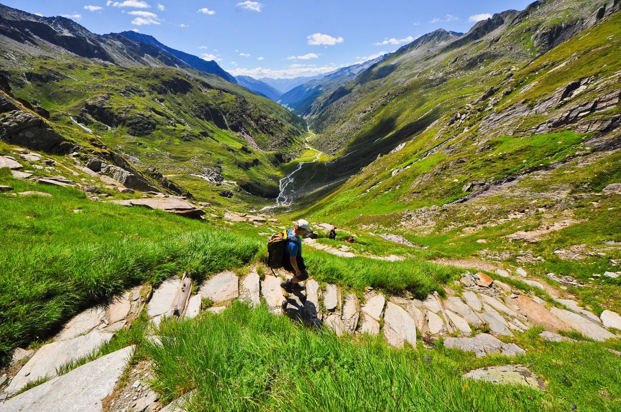 Descent valley Italy