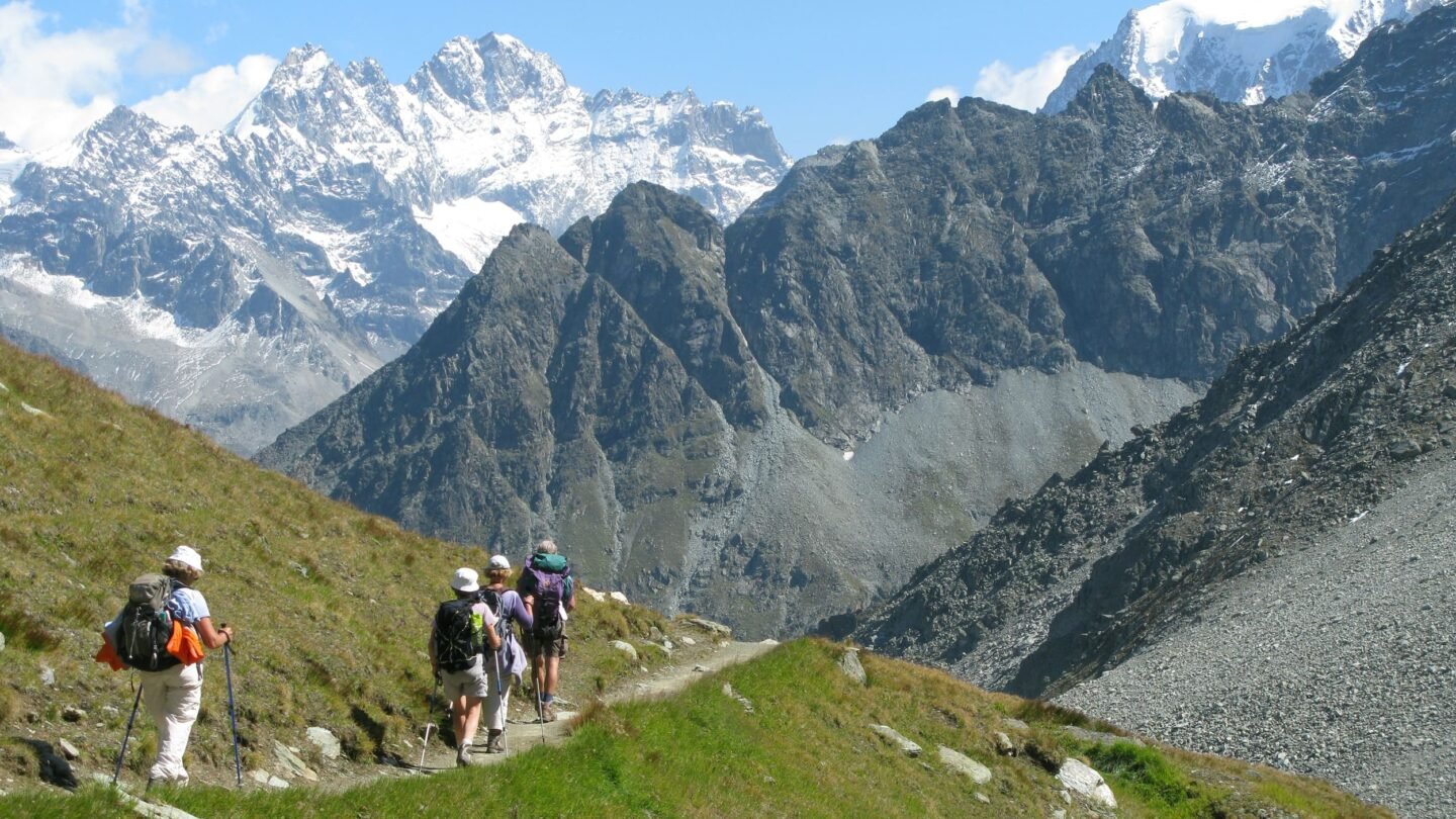 Hiking in Switzerland in Summer