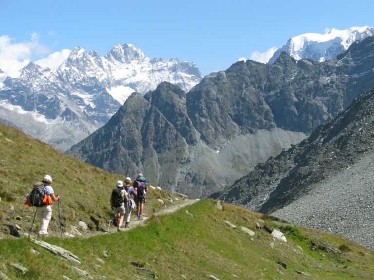 Hiking in Switzerland in Summer