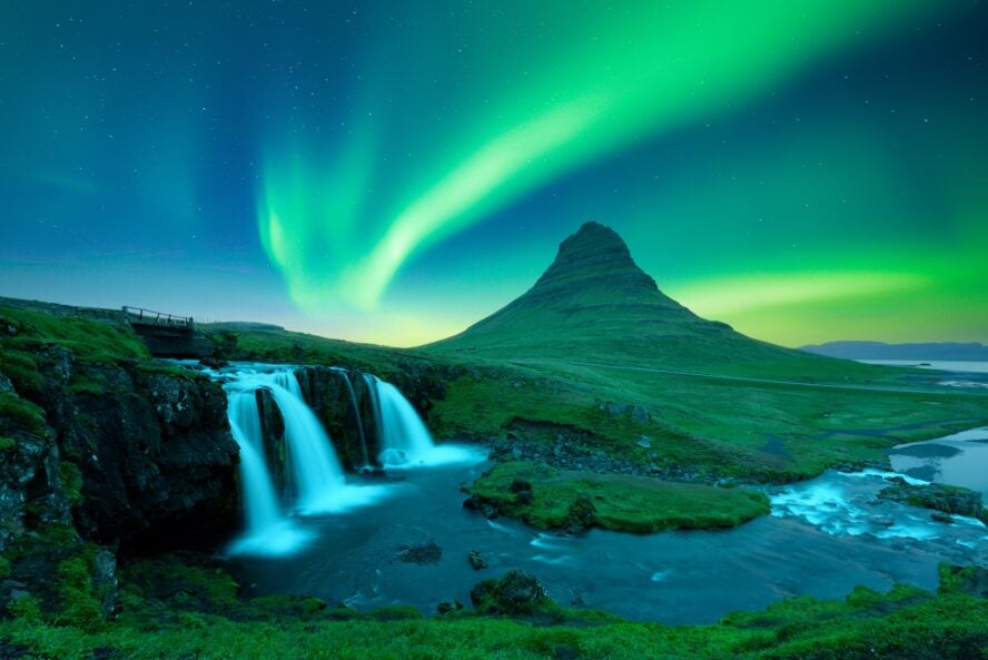 Iceland's Northern Lights from the Highlands