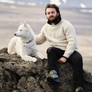 Magnus Viking and dog