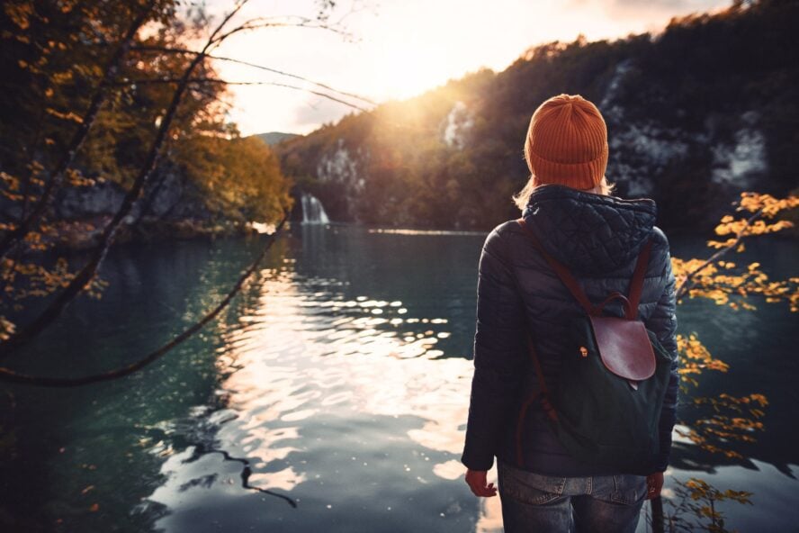 November vista in Plitvice Lakes, Croatia