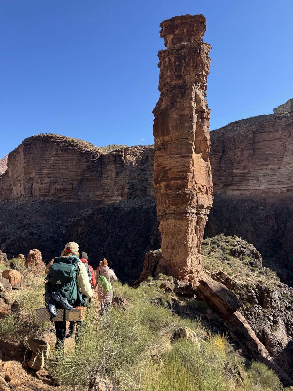 Rock outcrop Grand Canyon