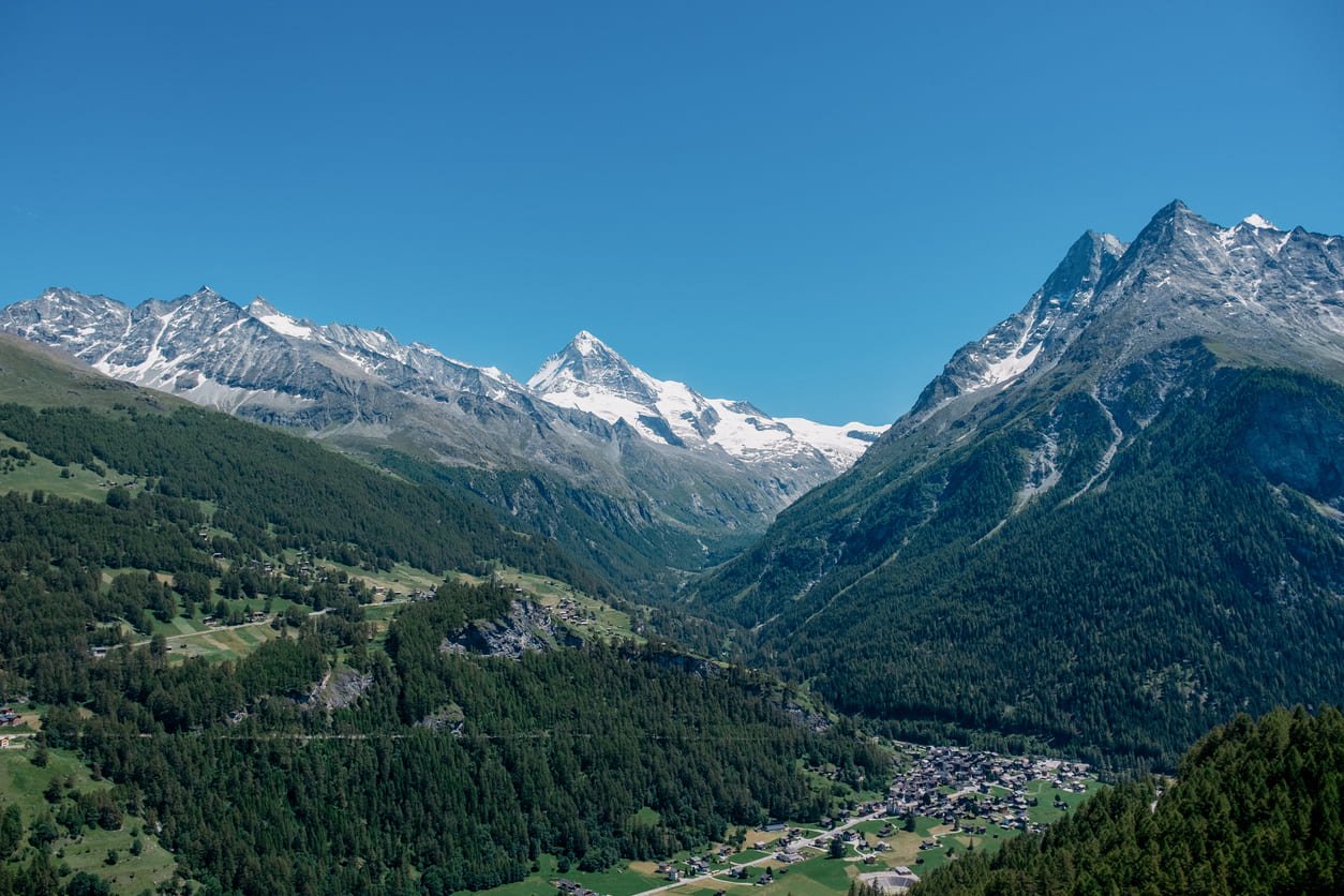 Village Valais Swiss Alps