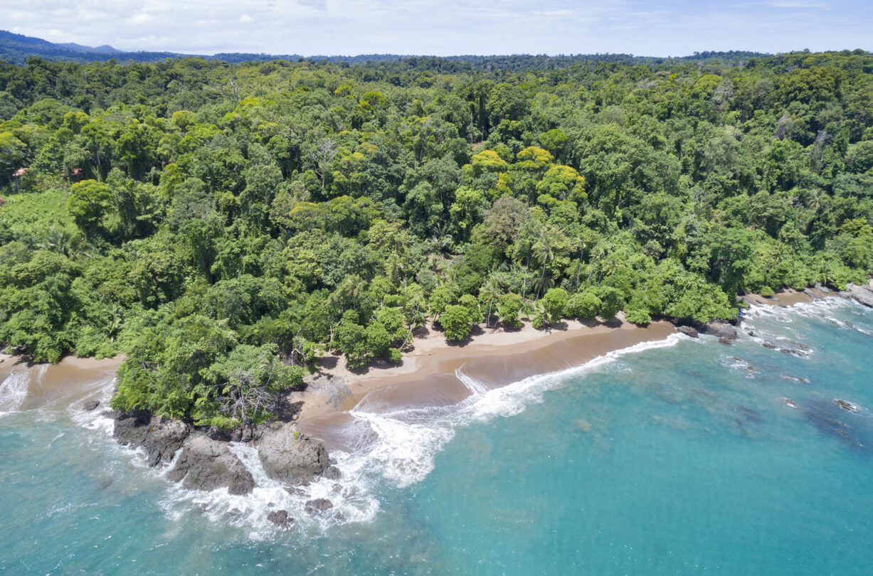 Aerial panorama of Corcovado
