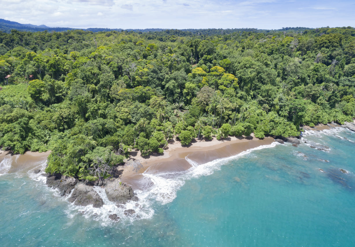 Aerial panorama of Corcovado