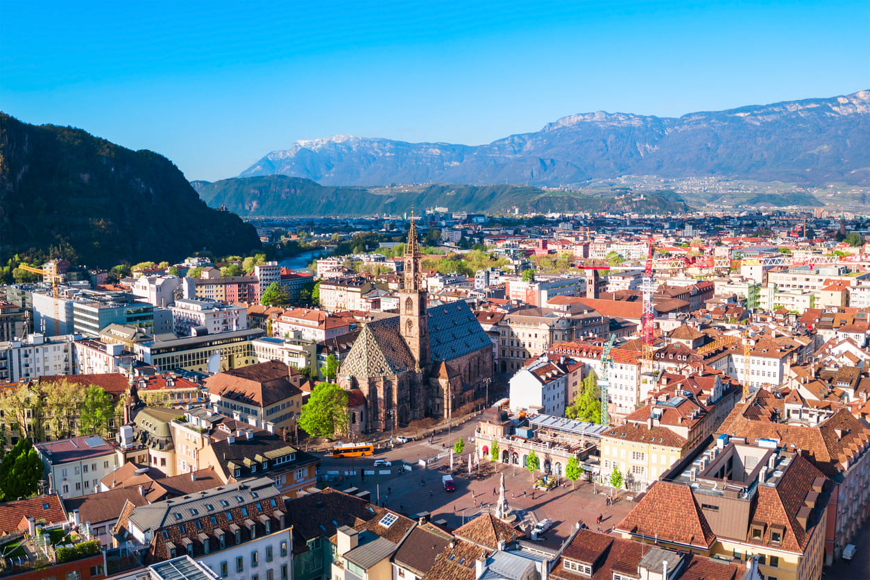 Bolzano Italy panorama