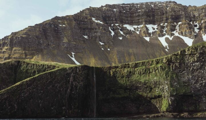 Cliffs Hornstrandir summer