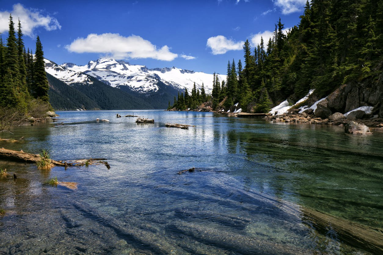 Garibaldi lake in summer