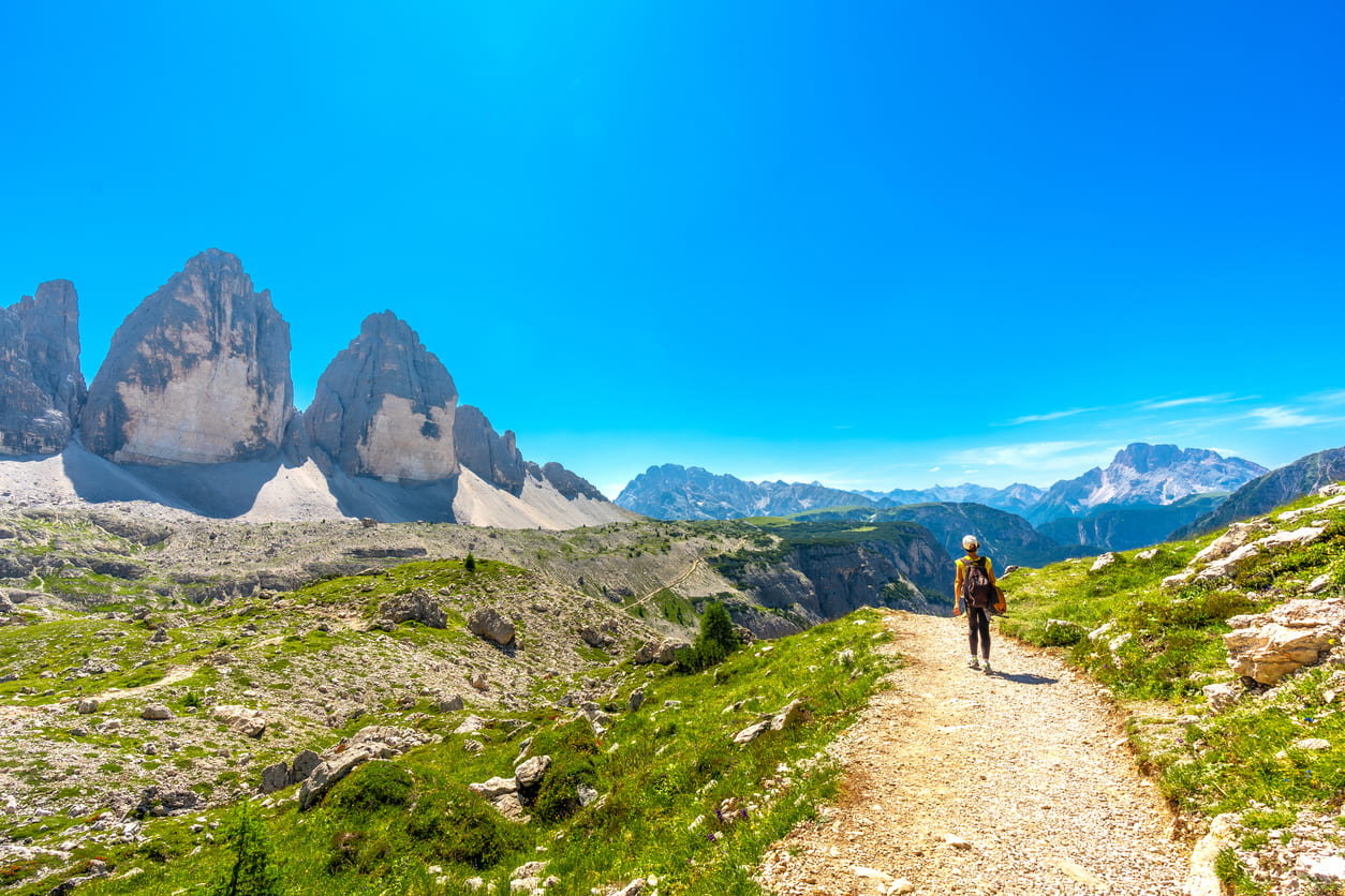 Hiking near Tre Cime