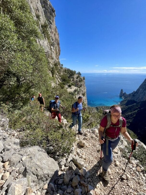 Hiking sailing Selvaggio Blu adventure Saridnia