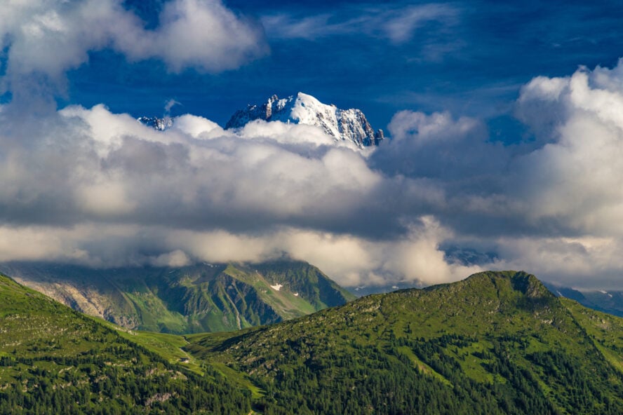 The view from Lac D'Emossion National Park