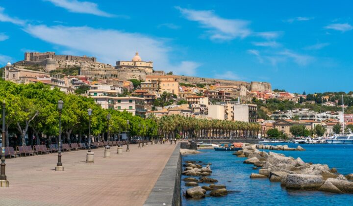 Milazzo town Sicily Italy
