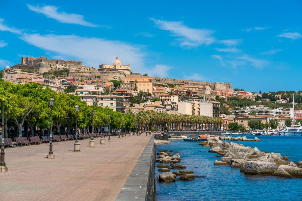 Milazzo town Sicily Italy