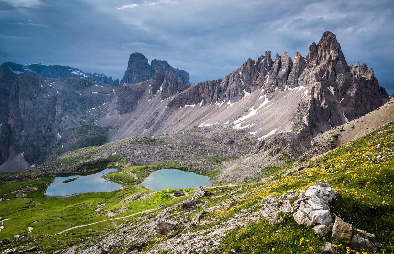 Mount Paterno Piani lakes