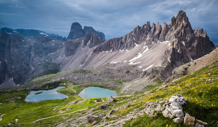 Mount Paterno Piani lakes