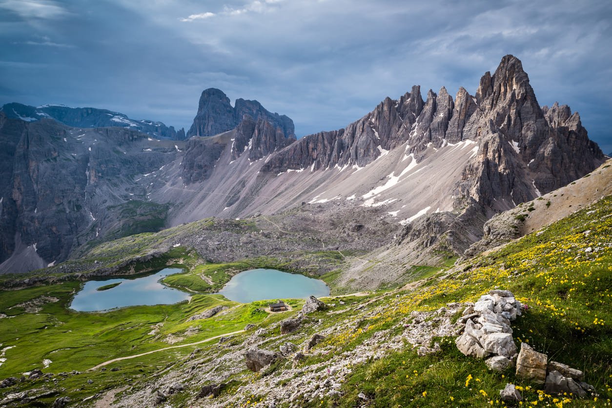 Mount Paterno Piani lakes