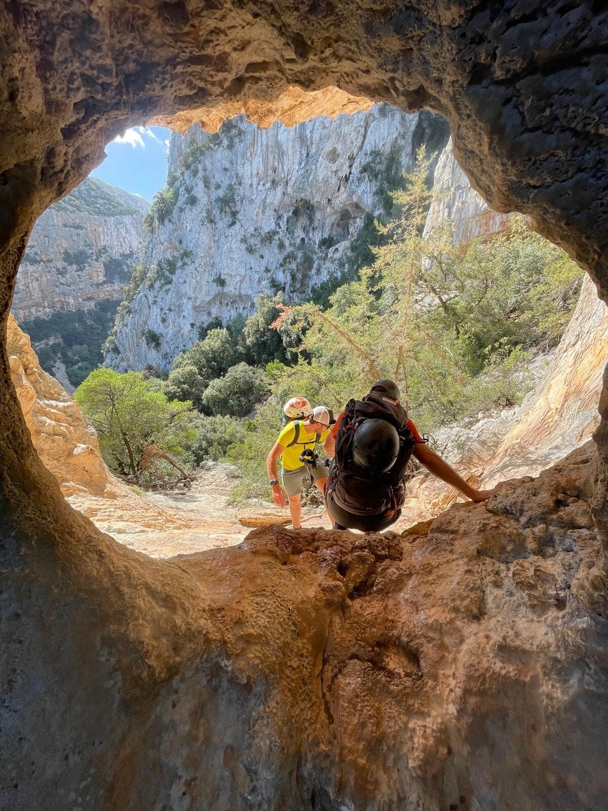 Morning cave Sardinia