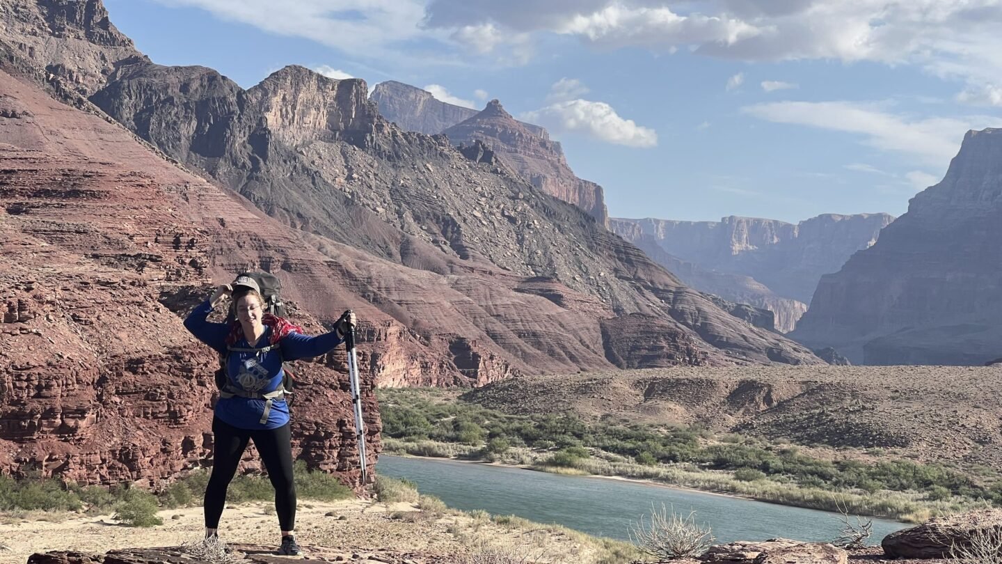One hiker South Rin