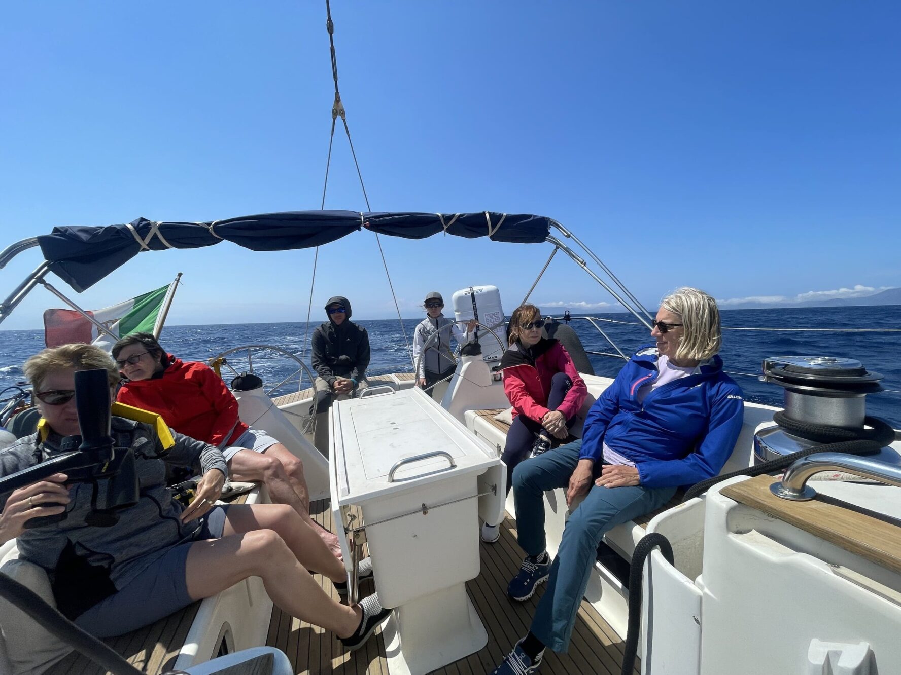 Sailboat hiking trip Sicily