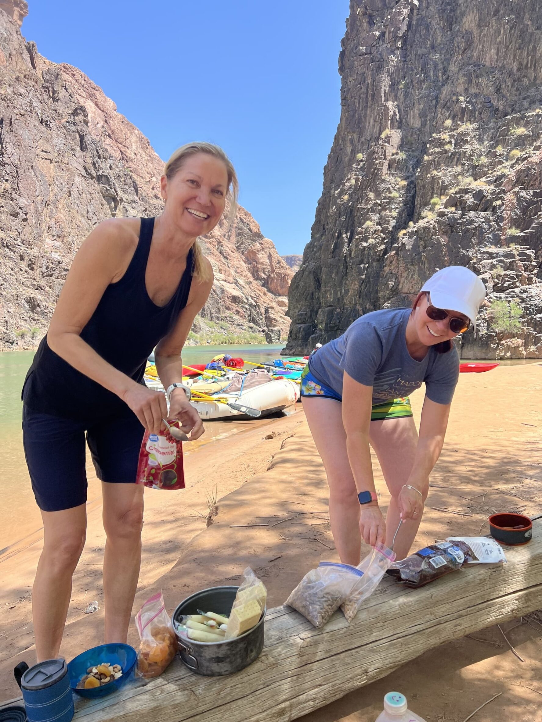 Snack time in the Grand Canyon