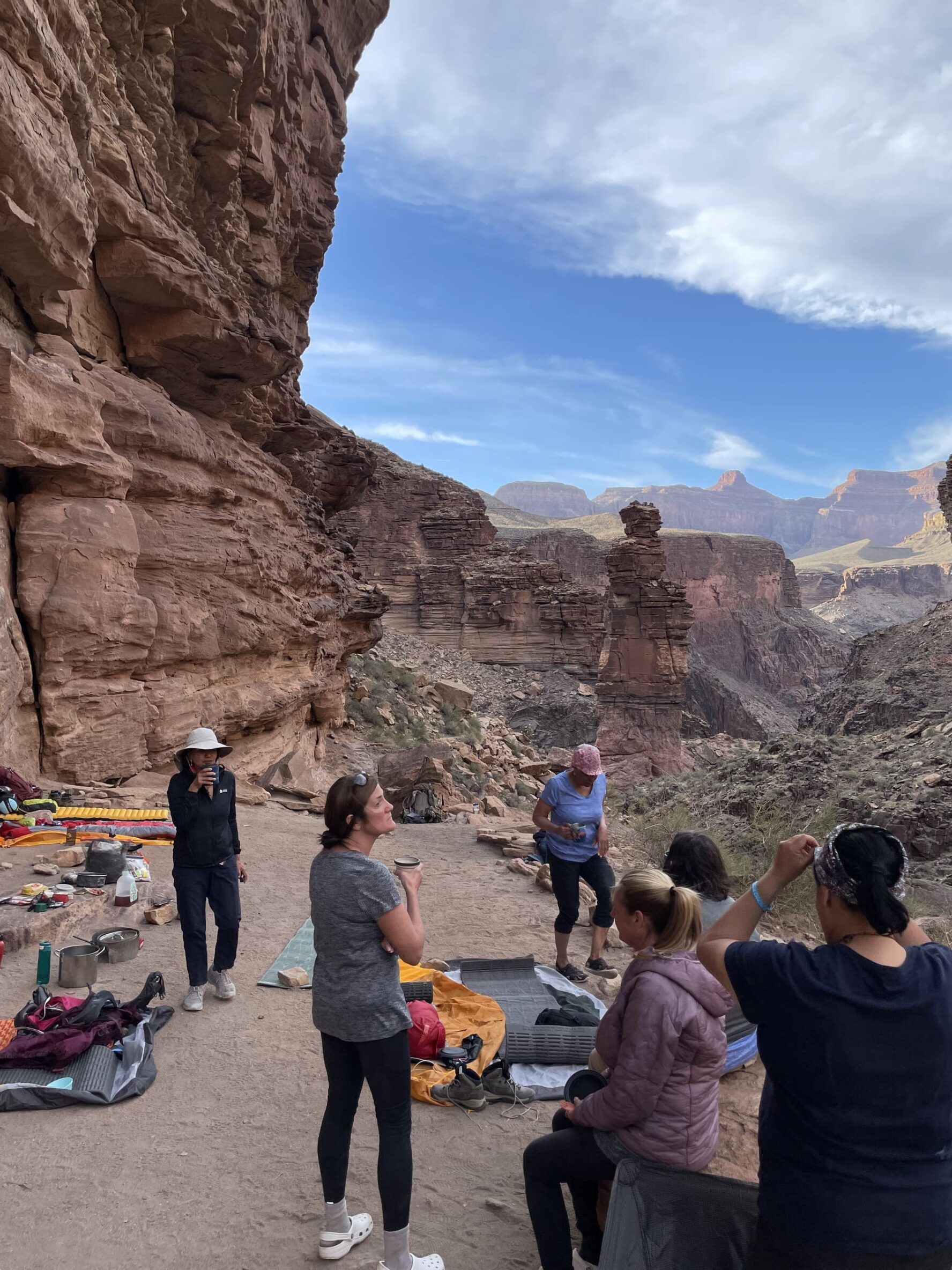 South Rim woman hiker