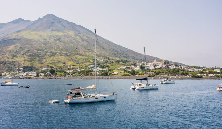 Stromboli island sailing Sicily