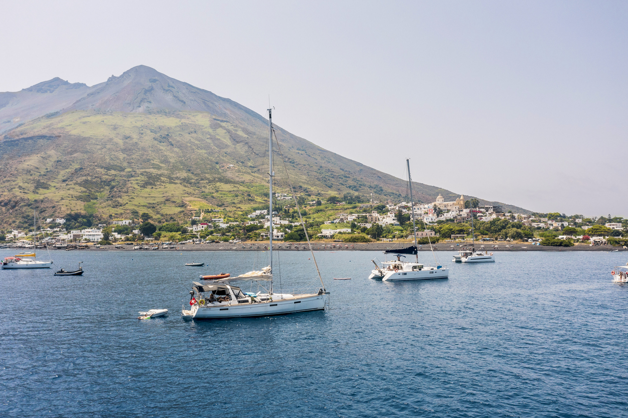 Stromboli island sailing Sicily