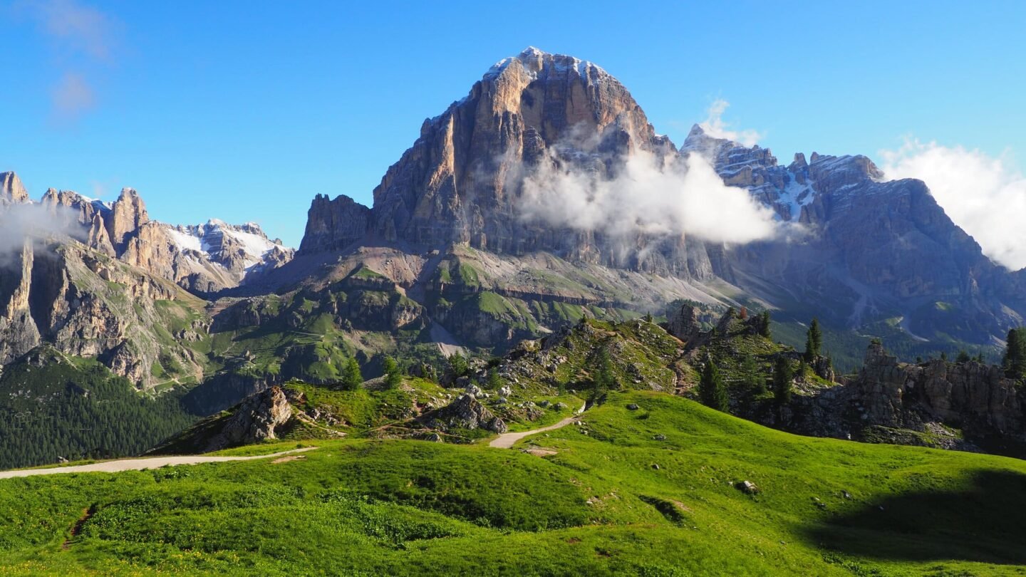 Tofane mountains Dolomites
