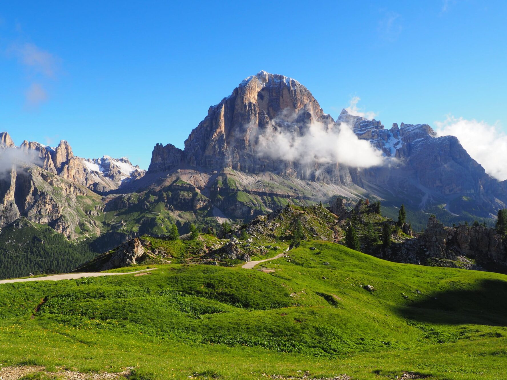 Tofane mountains Dolomites
