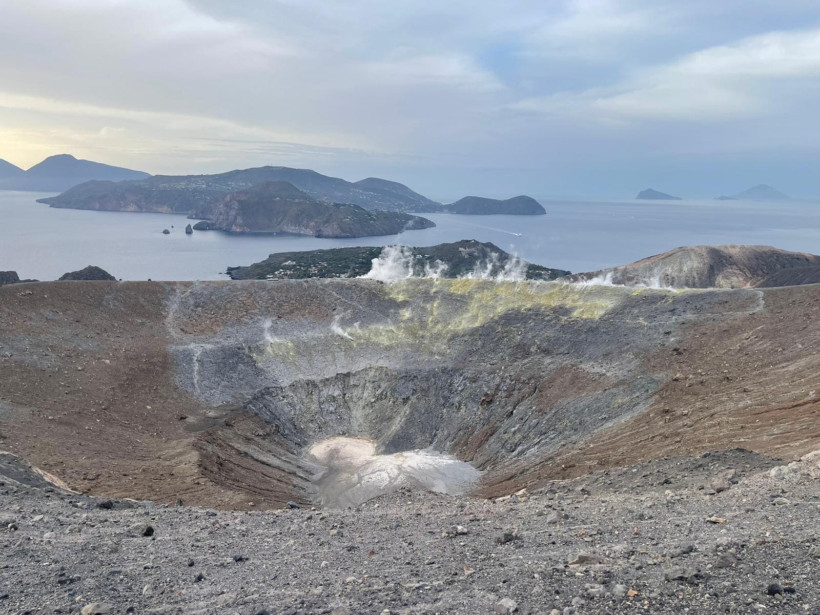 Volcanic crater Sicily