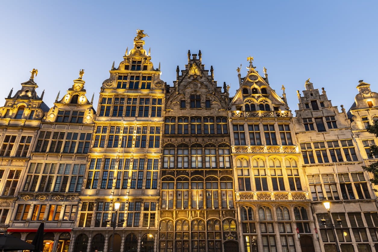Antwerp houses belgium
