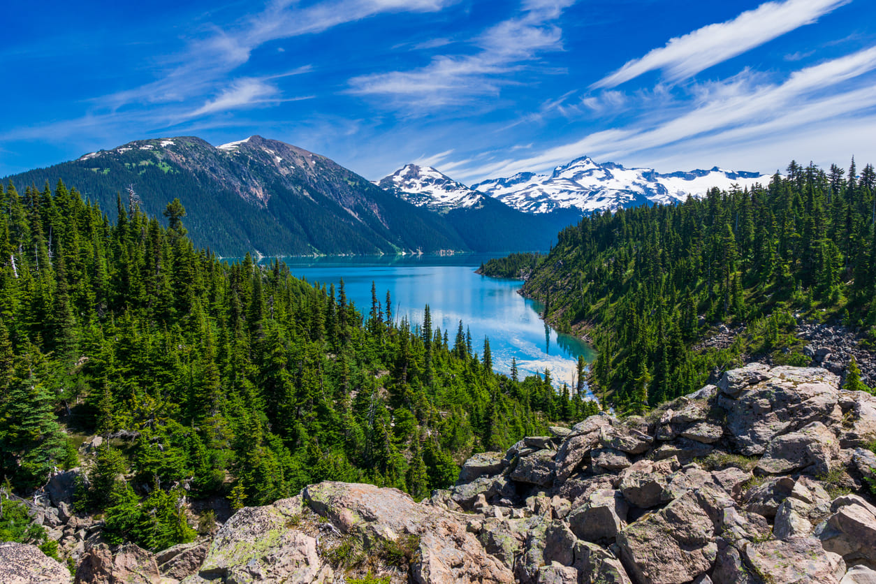 Beautiful Garibaldi lake