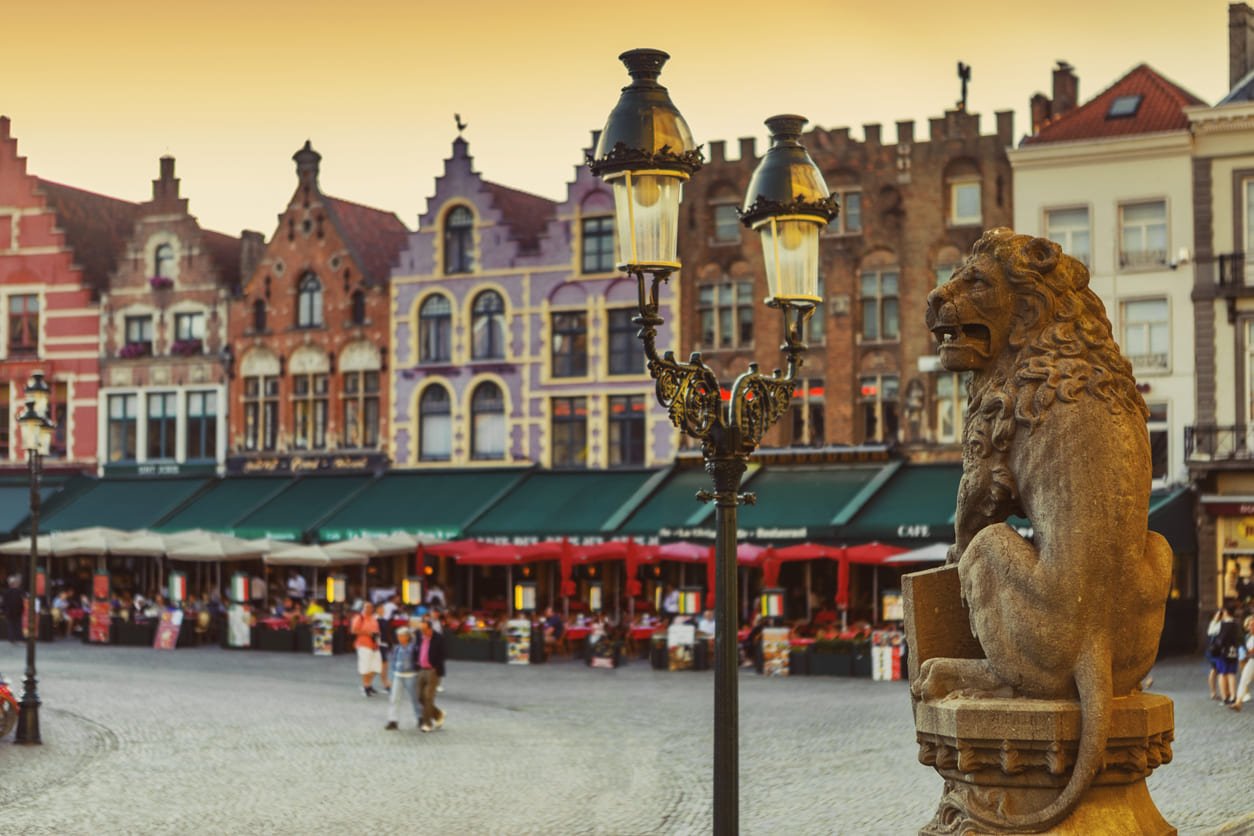 Belgium bruges lion
