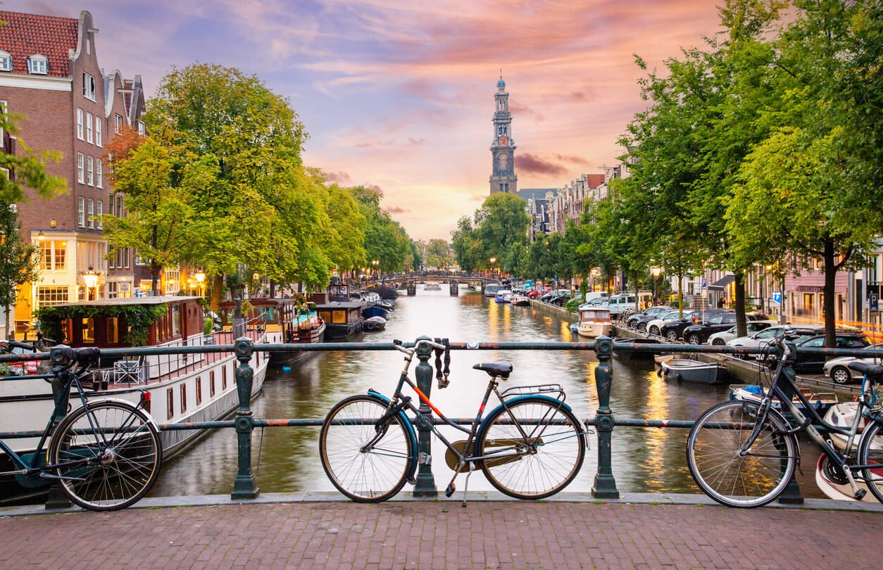 Bridge Amsterdam canal