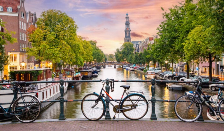 Bridge Amsterdam canal