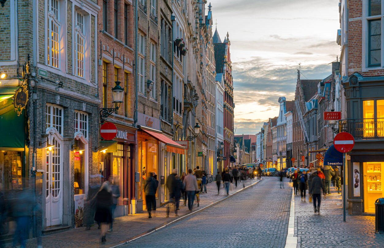 Bruges town belgium