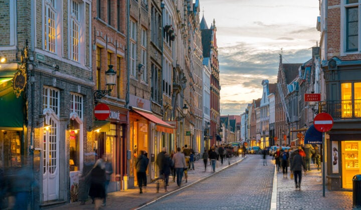 Bruges town belgium