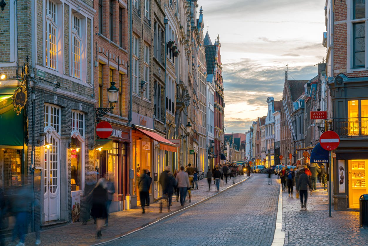 Bruges town belgium